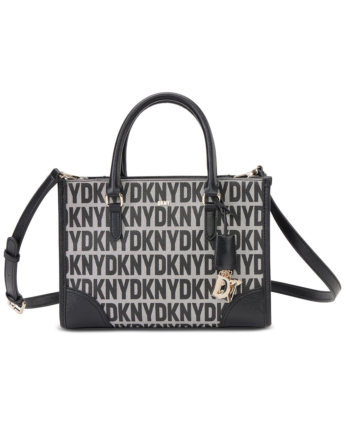

Маленькая сумка-портфель с логотипом Perri Soho DKNY