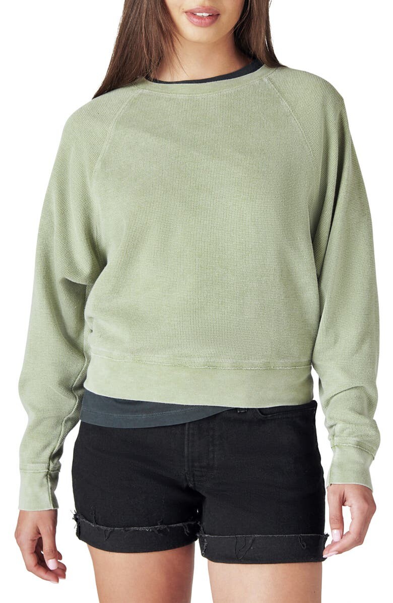 

Вафельный топ реглан LUCKY BRAND