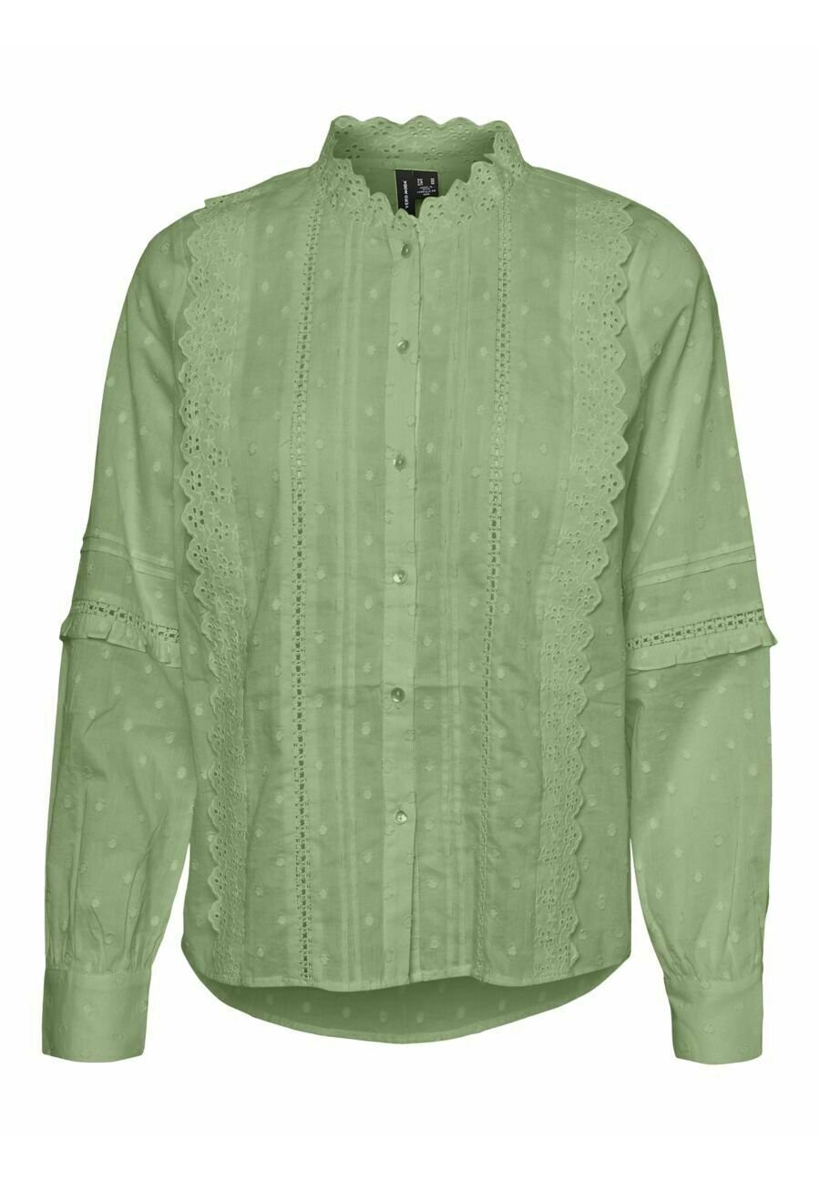 

Рубашка Vero Moda, пыльно-зеленый