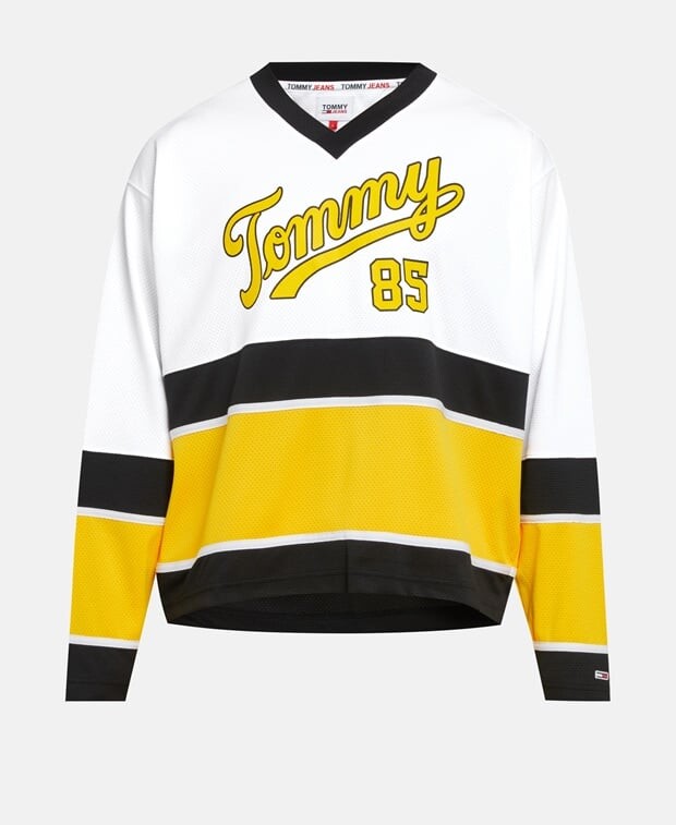 

Топ с длинными рукавами Tommy Jeans, белый