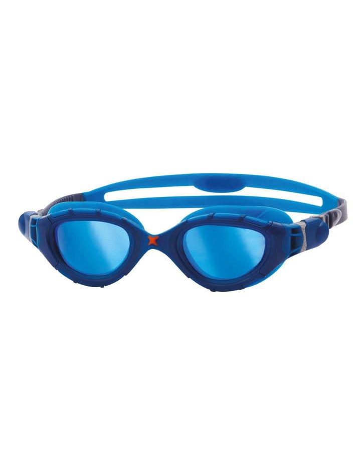 цена Zoggs Predator Flex Титановые зеркальные очки для плавания, синий