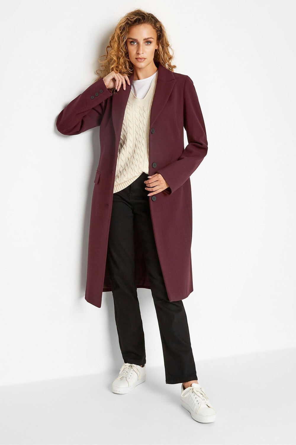 

Формальное пальто миди Long Tall Sally, фиолетовый