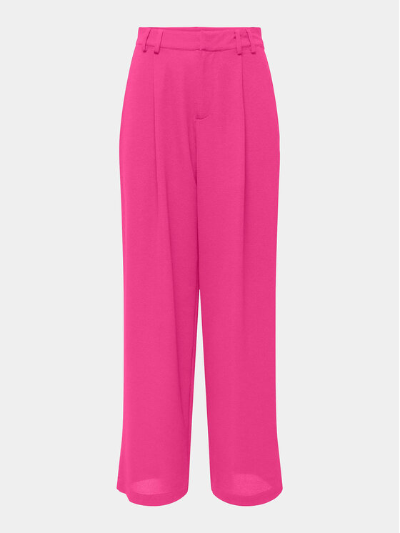 Широкие брюки из ткани Only, розовый