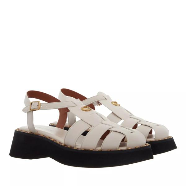 

Сандалии vivienne leather sandal Coach, бежевый