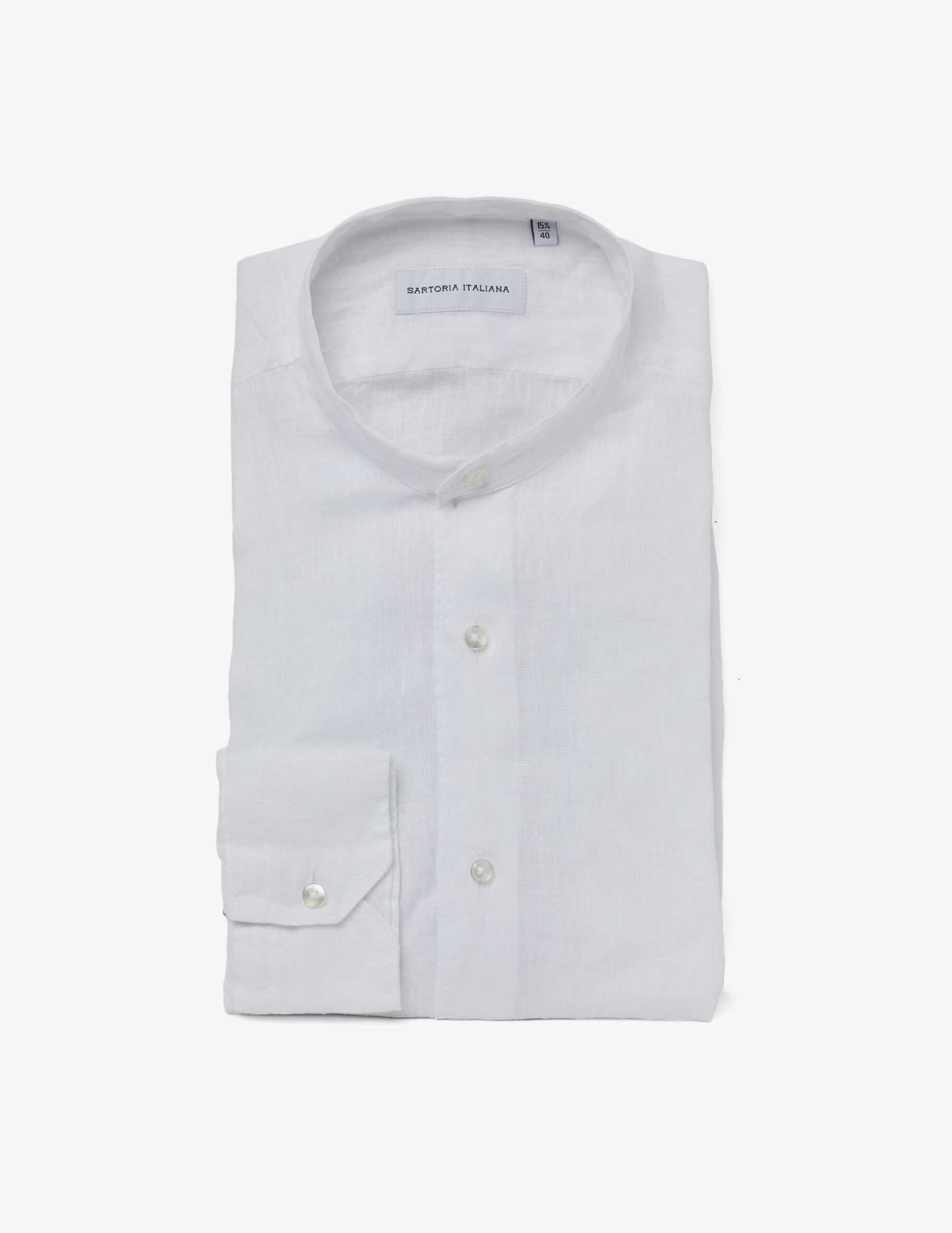 Рубашка гуру рег Sartoria Italiana, белый цена и фото