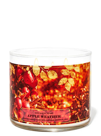 

Свеча с 3 фитилями Apple Weather, 14.5 oz / 411 g, Bath and Body Works