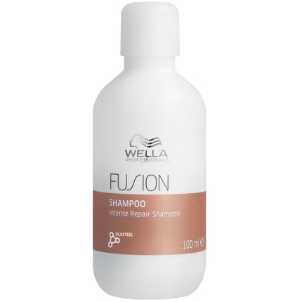 Wella Professionals Fusion Интенсивный восстанавливающий шампунь 100 мл шампуни wella professionals шампунь интенсивный восстанавливающий fusion shampoo