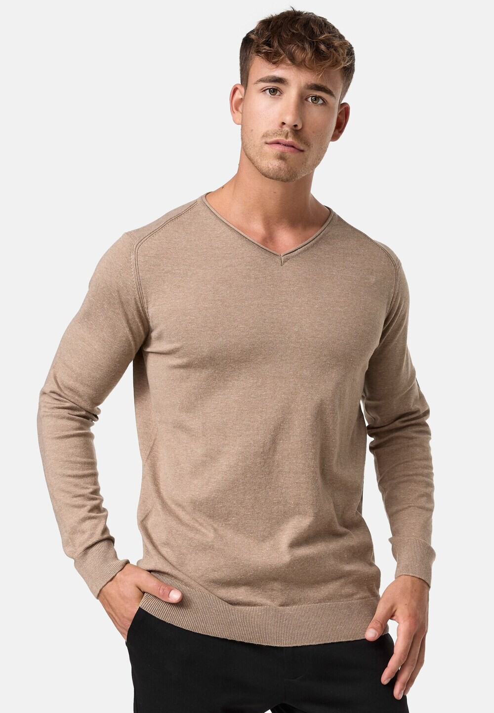 

Свитер INDICODE JEANS Beam, бежевый