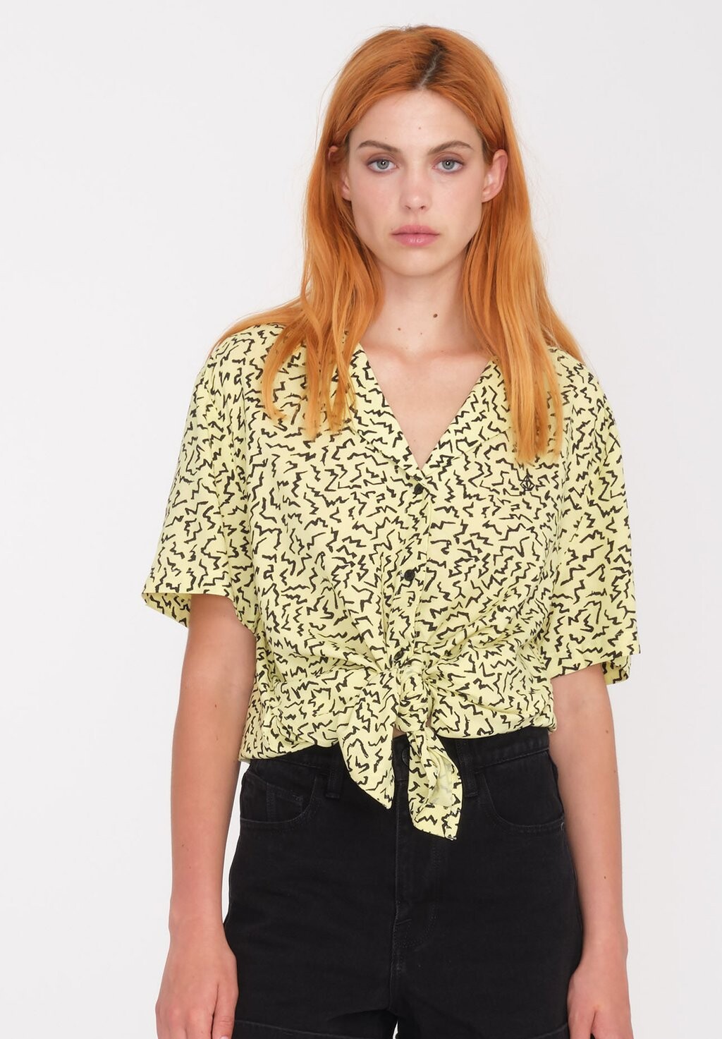 

Блузка-рубашка SURFPUNK SS Volcom, цвет aura yellow