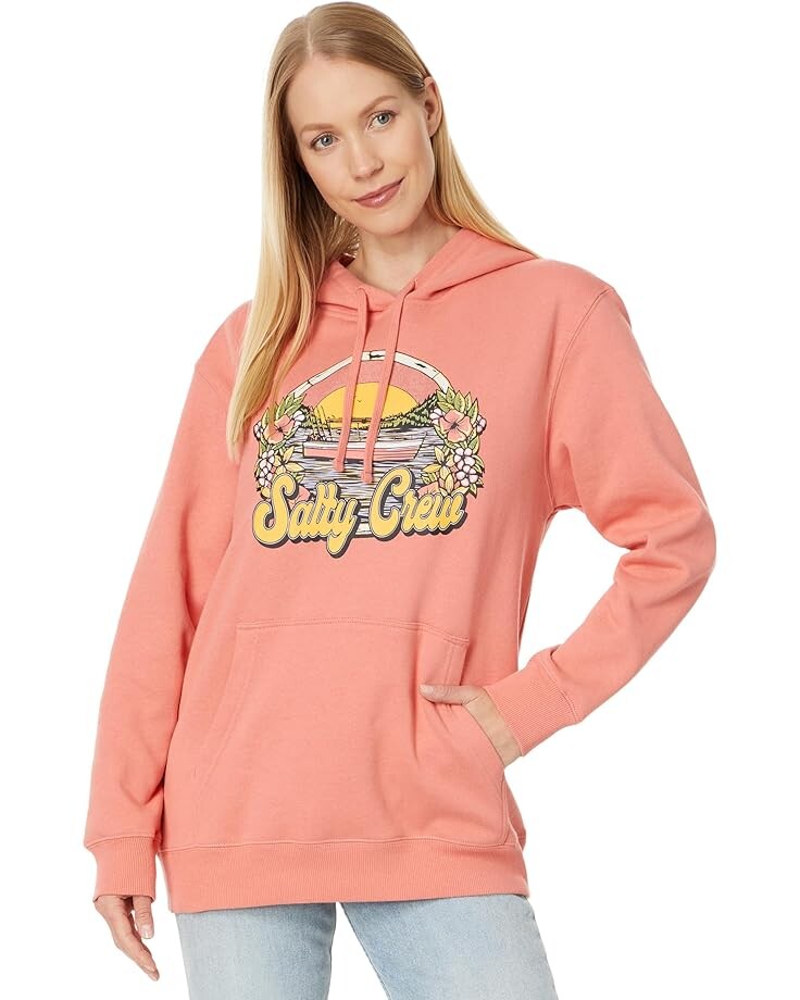 

Худи Salty Crew On Vacation Pullover, цвет Blush