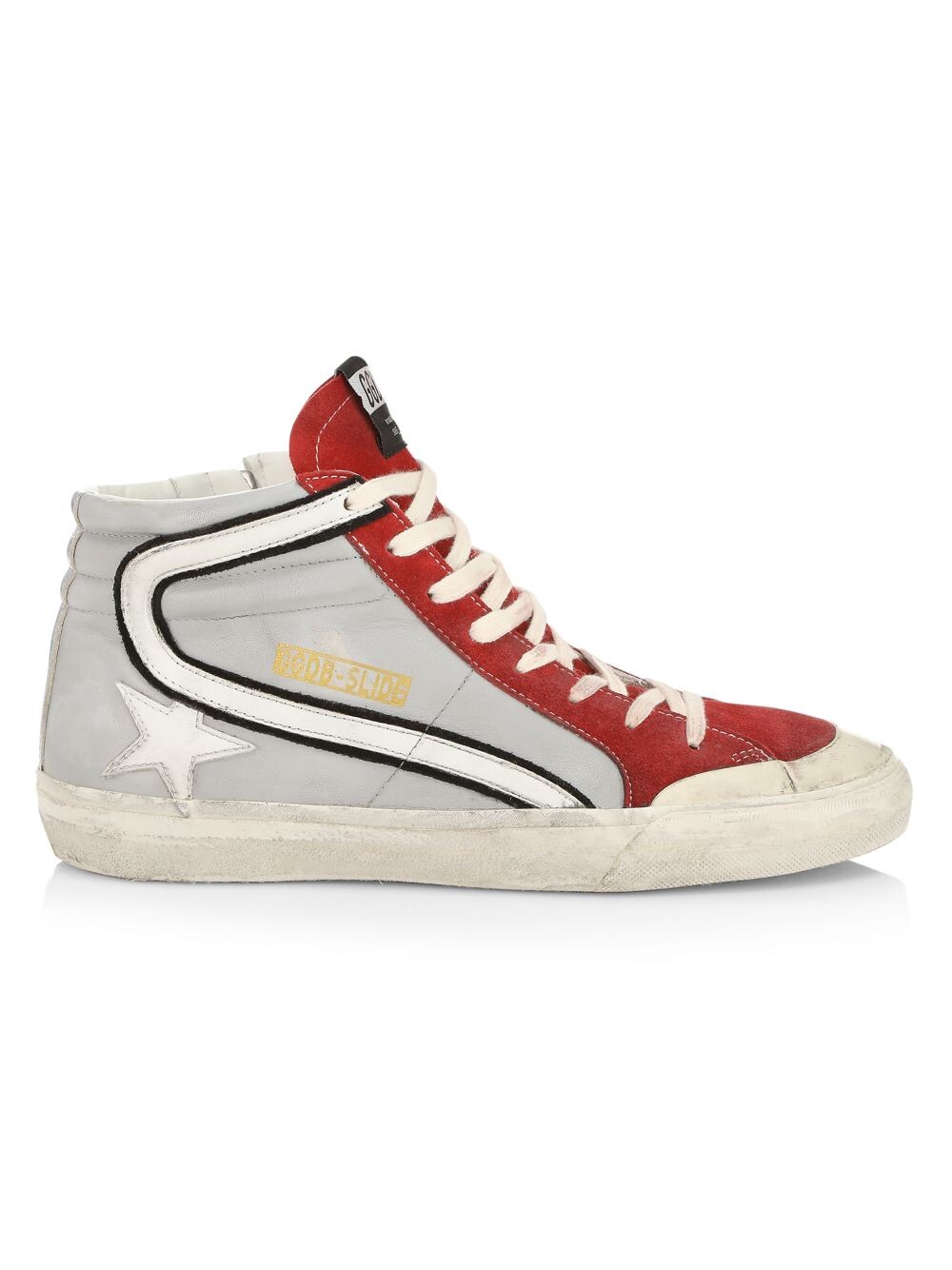 

Высокие замшевые кроссовки Golden Goose, серый