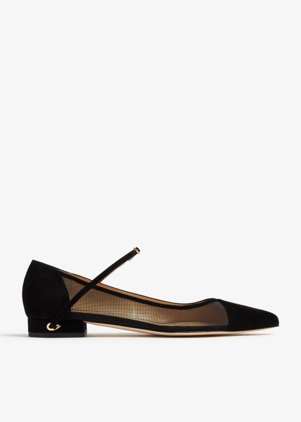 

Балетки Jennifer Chamandi Lorenzo Ballerinas, черный