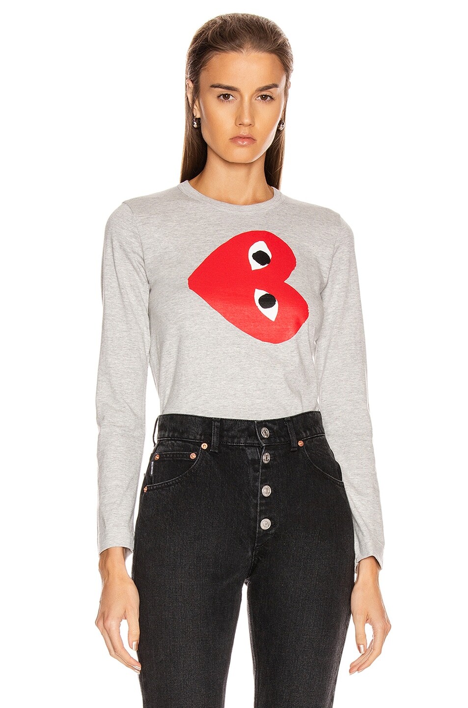 

Футболка Comme des Garçons Logo, серый