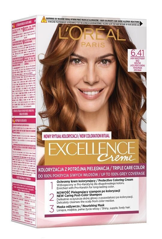 

L’Oréal Excellence 6.41 краска для волос, 1 шт.