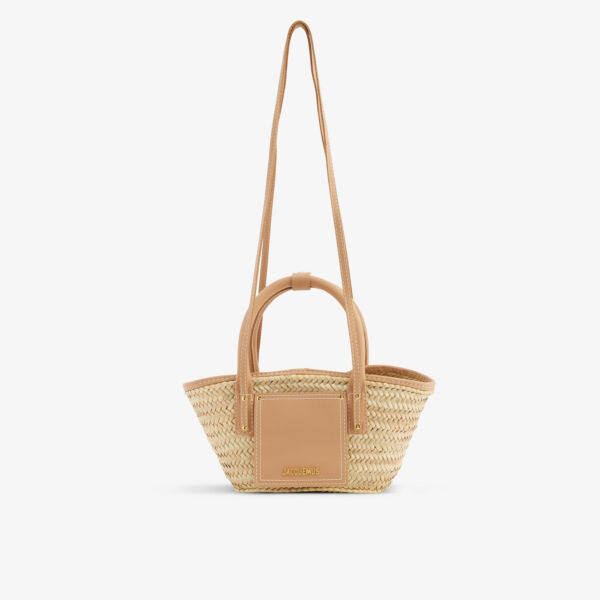 

Сумка-тоут Le Panier Soleil Petite из плетеной соломки Jacquemus, коричневый