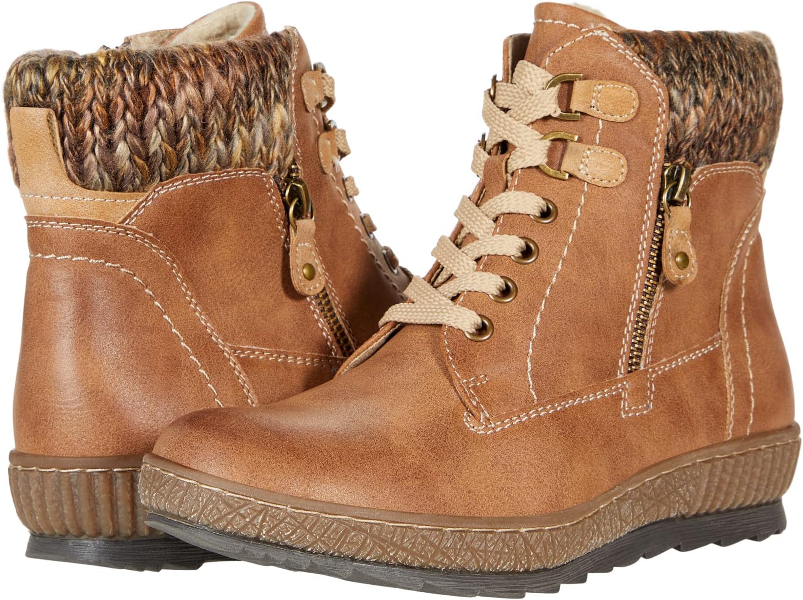 Ботинки на шнуровке Karlene Spring Step, коричневый