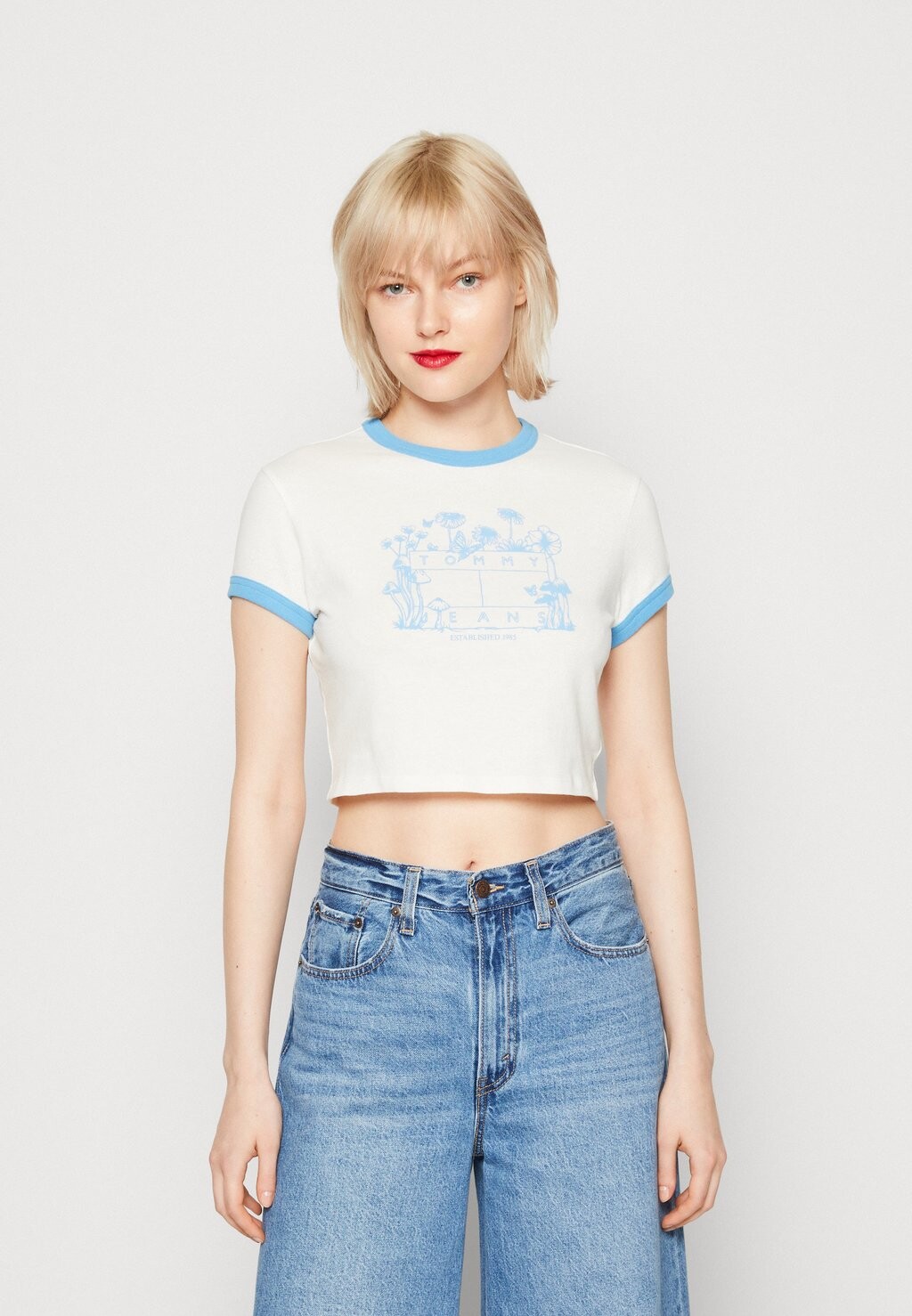 

Футболка с принтом Tommy Jeans, Синий