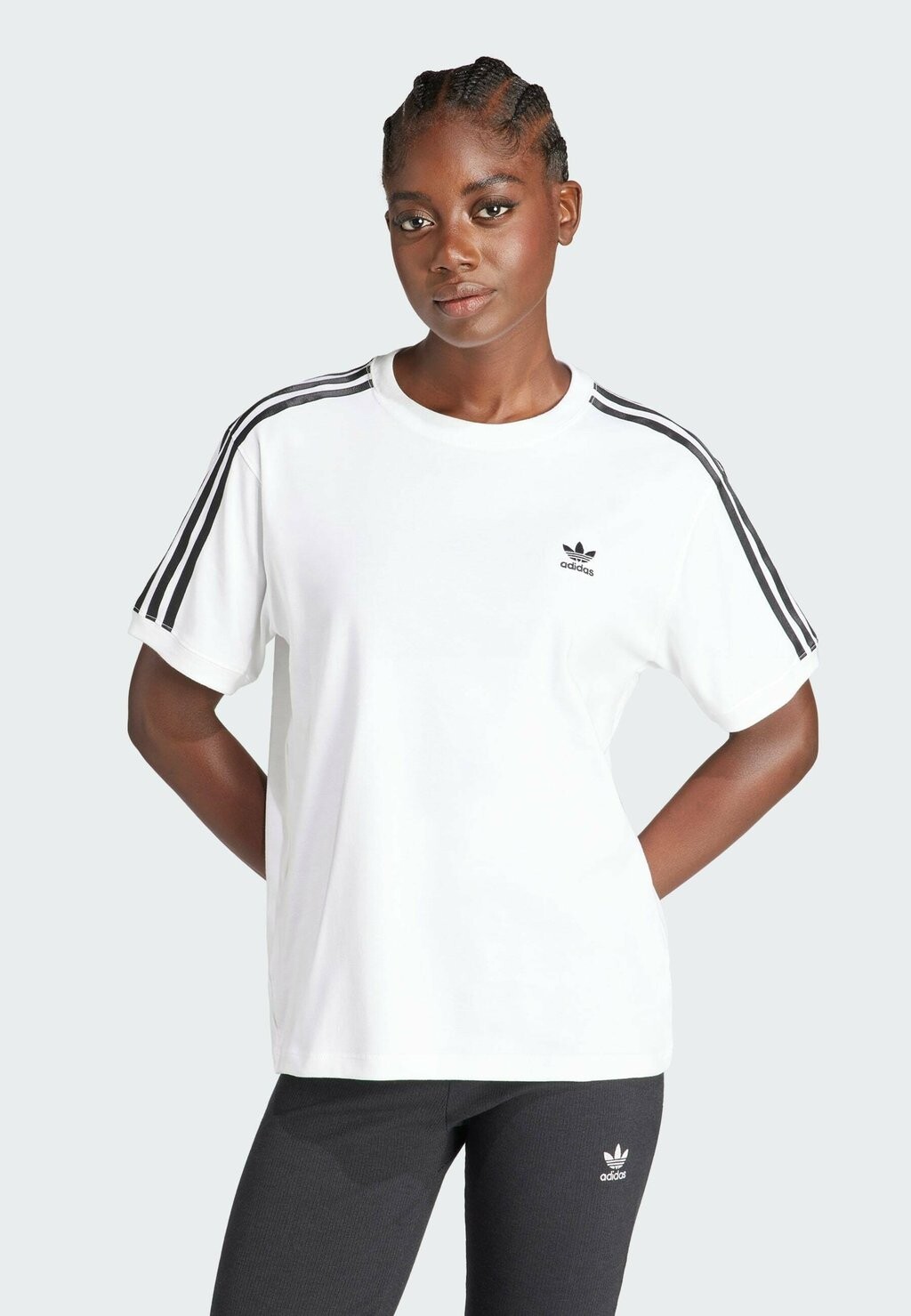 

Футболка с принтом adidas Originals, цвет white