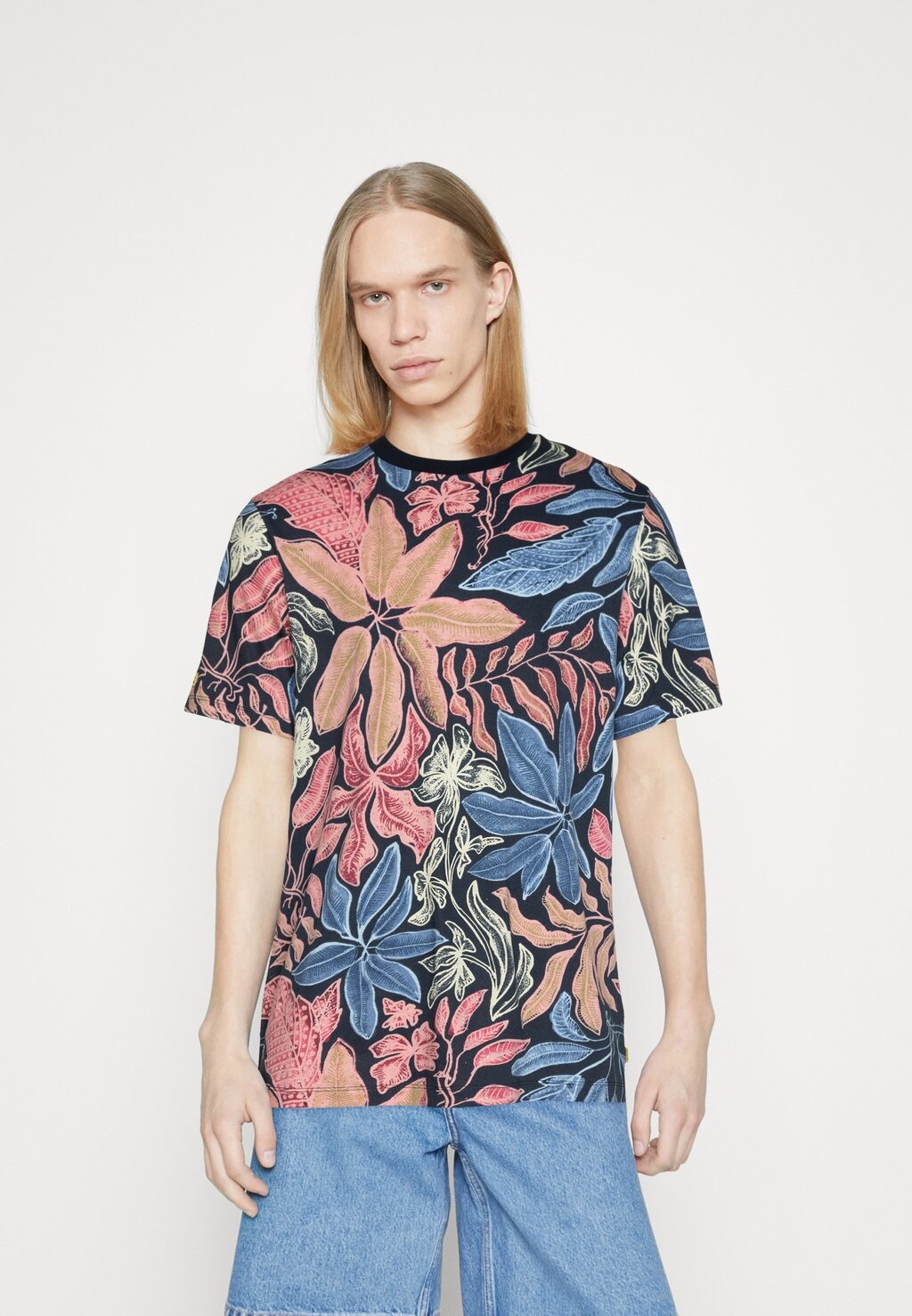 

Футболка с принтом Scotch & Soda, мультиколор, Коричневый