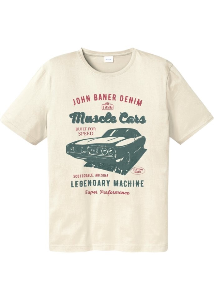 

Футболка John Baner Jeanswear, бежевый