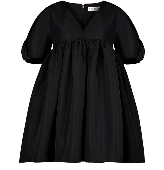 

Мини-платье в стиле бэби-долл Nina Ricci, черный