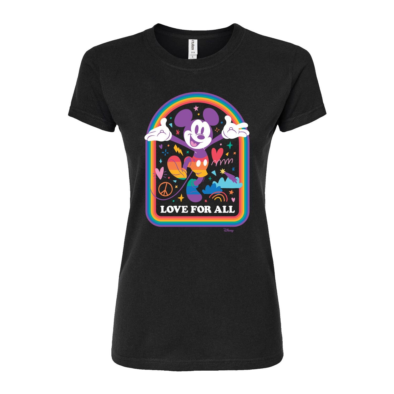 

Облегающая футболка Disney Juniors' Love For All с Микки Disney