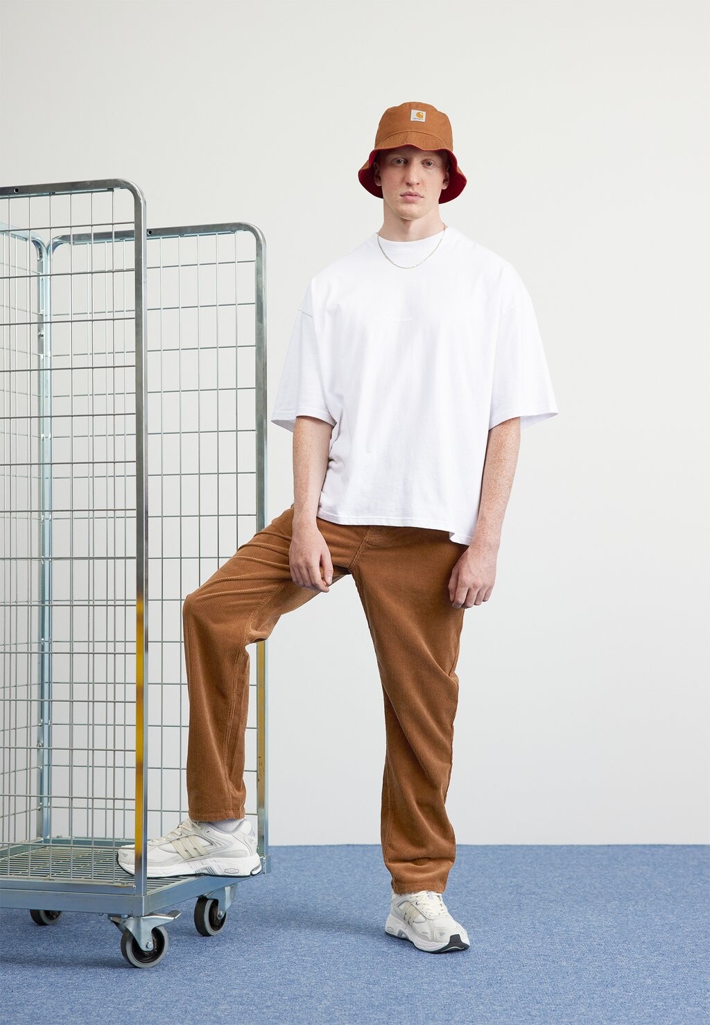 Брюки Newel Pant Coventry Carhartt WIP, цвет tamarind rinsed