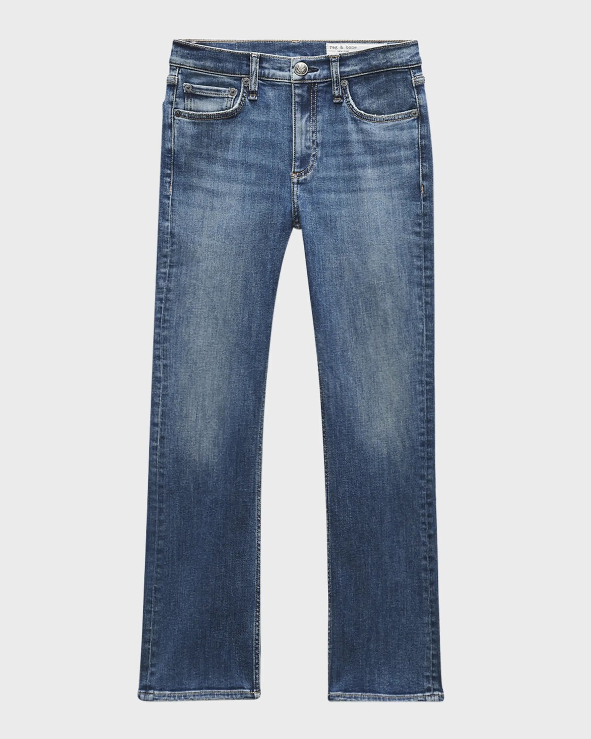 

Джинсы Flexi Peyton со средней посадкой до щиколотки Rag & Bone, цвет Willow