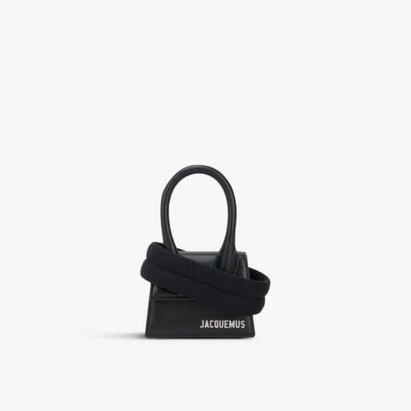 

Кожаная сумка Le Chiquito с верхней ручкой Jacquemus, черный