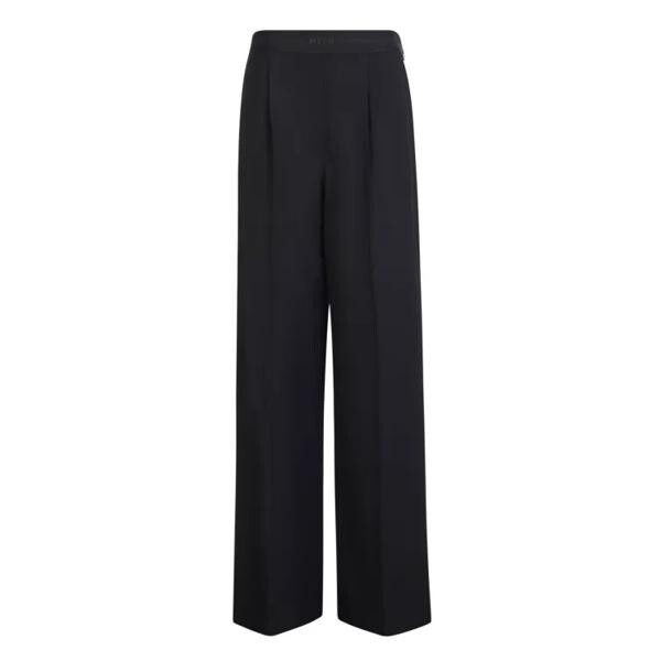 

Брюки elastic waist trouser Msgm, черный