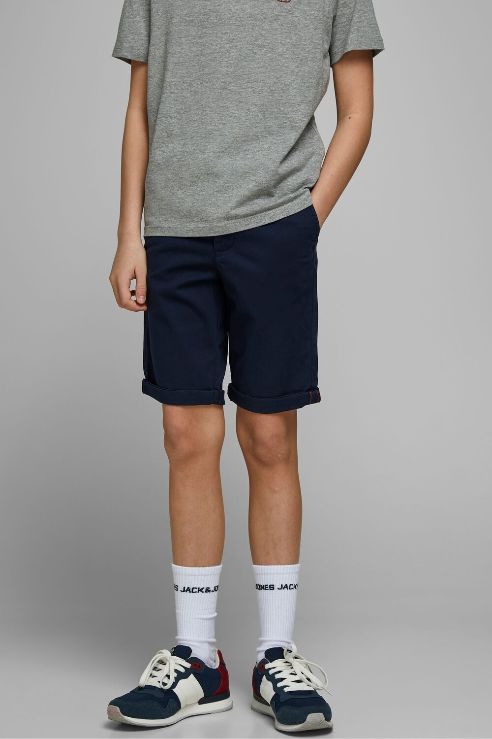 

Шорты-чиносы приталенного кроя Jack & Jones, синий