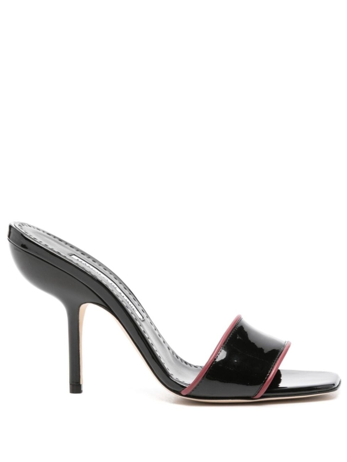 

Manolo Blahnik лакированные мюли Helamu 105, черный