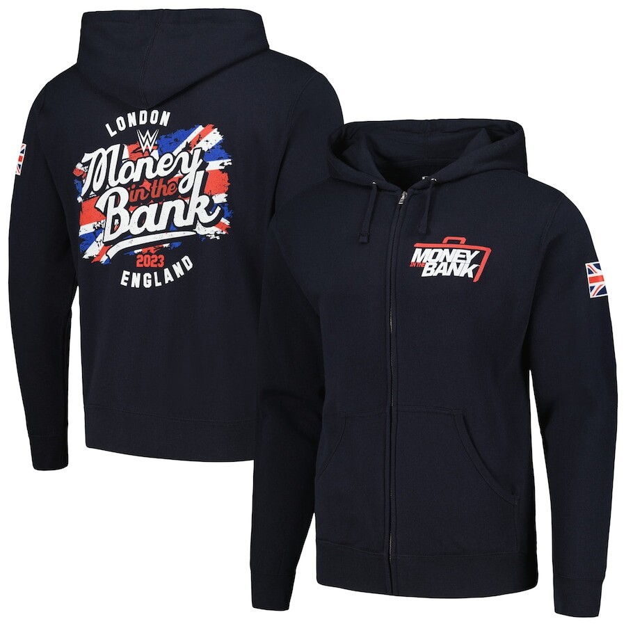 

Толстовка на молнии WWE Authentic Money In The Bank, черный