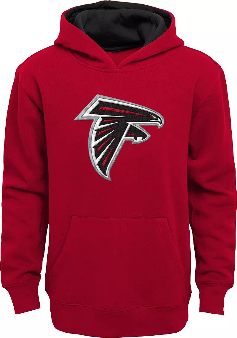 

Nfl Team Apparel Темно-красная толстовка Little Kids Atlanta Falcons Prime