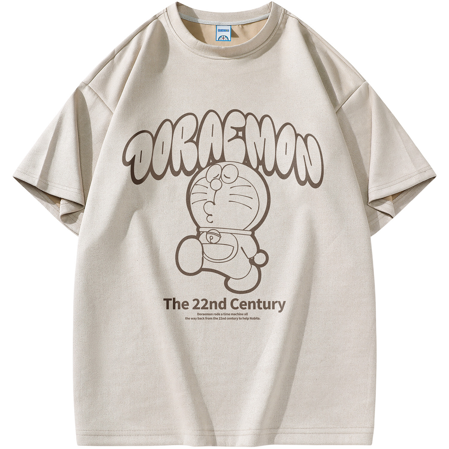 

Футболка унисекс Doraemon, Бежевый