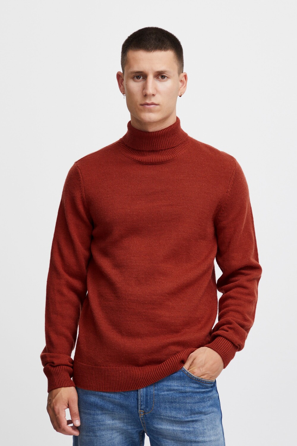 

Пуловер BLEND Rollkragen BH 20716797, красный