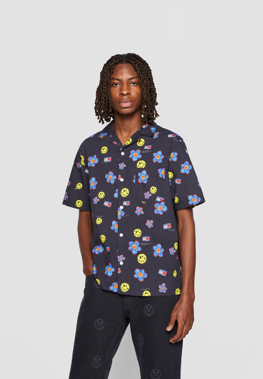 

Рубашка Tommy Jeans, черный