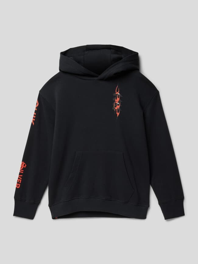 

Худи с принтом этикетки, модель RADICAL TIMES Quiksilver, черный