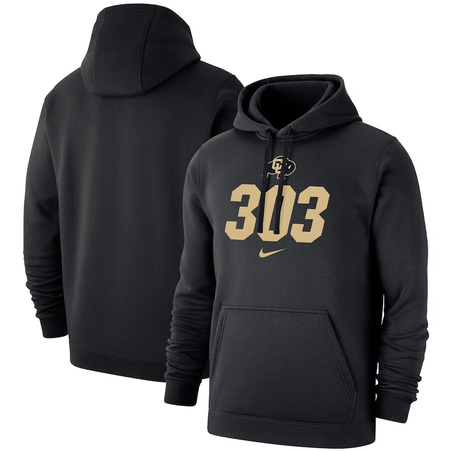 

Пуловер с капюшоном Nike Colorado Buffaloes, черный