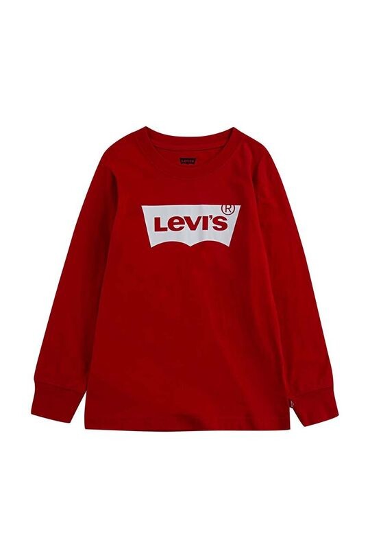 

Детская футболка с длинными рукавами Levi's, красный