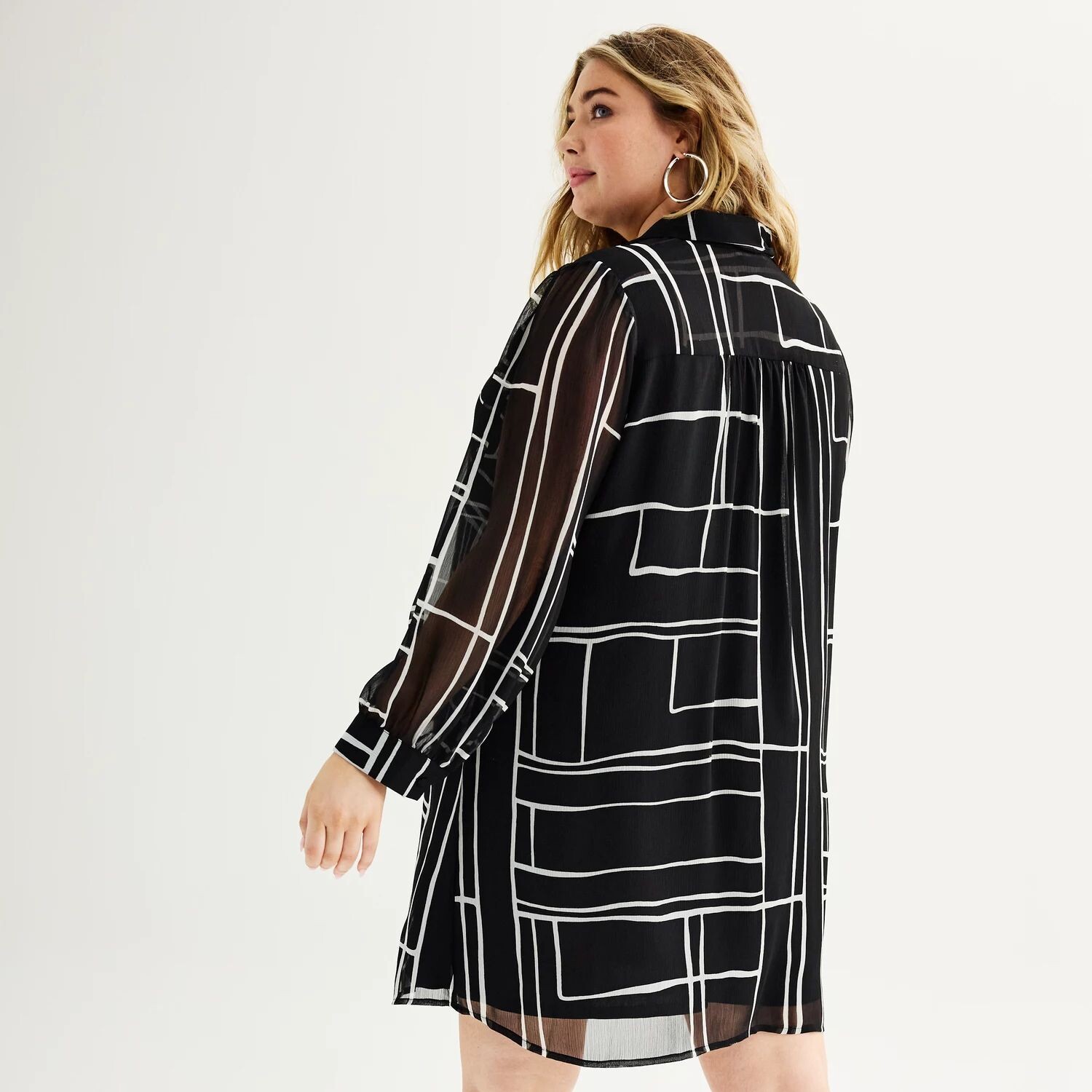 

Платье больших размеров с защипами Nine West Swing Nine West