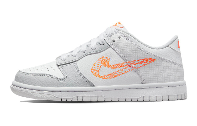 

Низкие кроссовки Nike Dunk 3D Swoosh (GS) Серый/Белый/Оранжевый