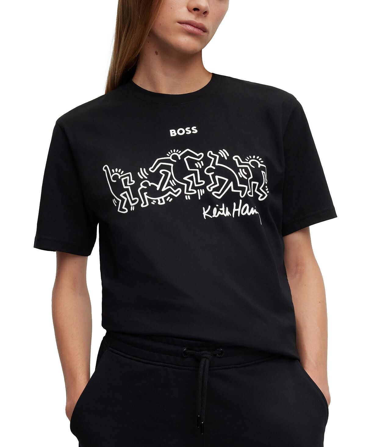 

Гендерно-нейтральная футболка BOSS X Keith Haring Hugo Boss