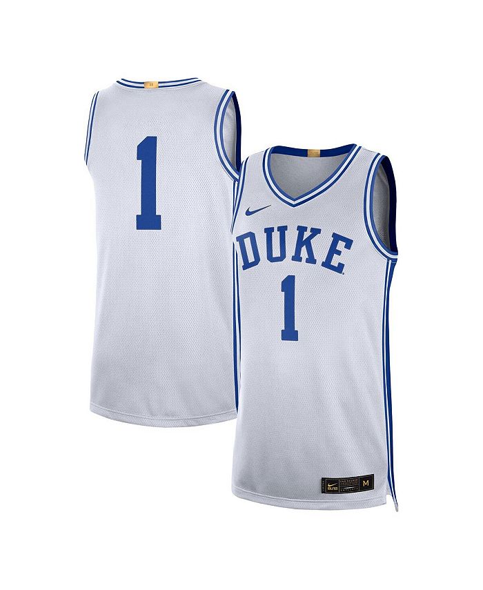 

Мужское аутентичное джерси белого цвета от бренда №1 Duke Blue Devils Limited Jordan, цвет White