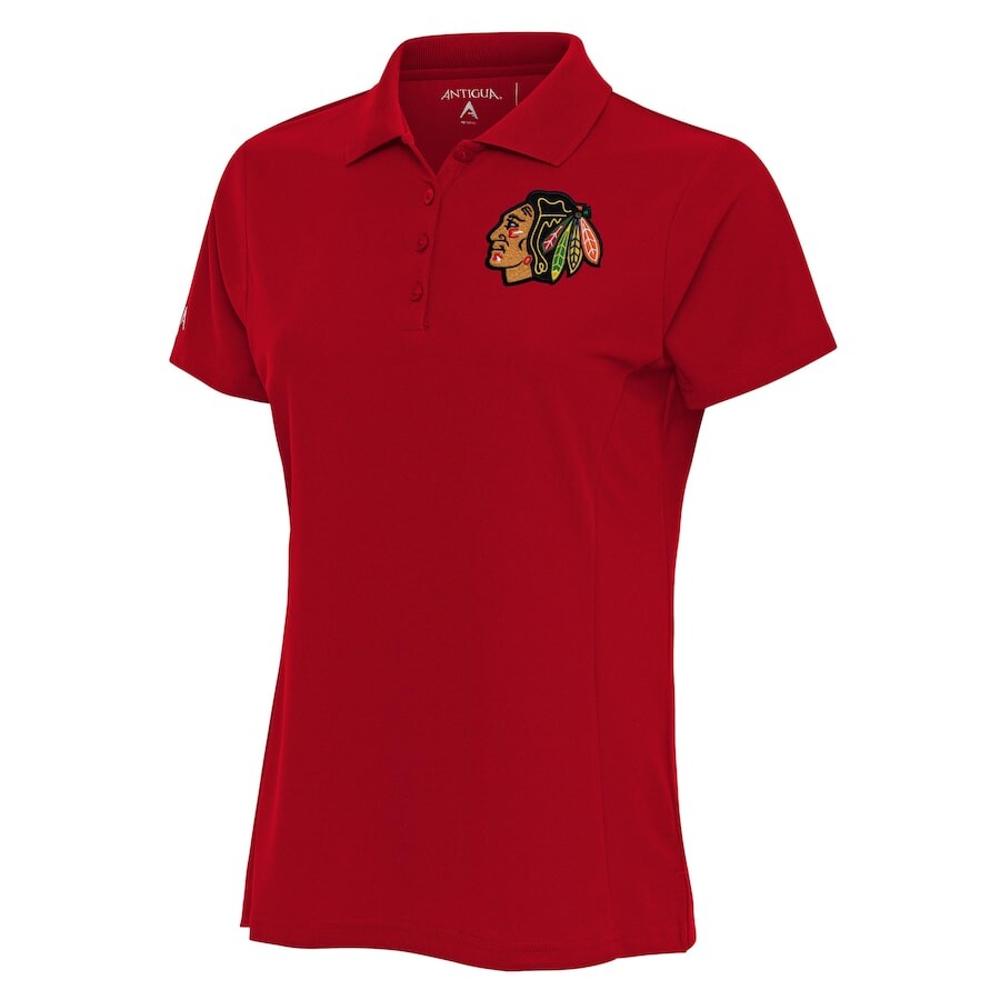 

Поло с коротким рукавом Antigua Chicago Blackhawks, красный