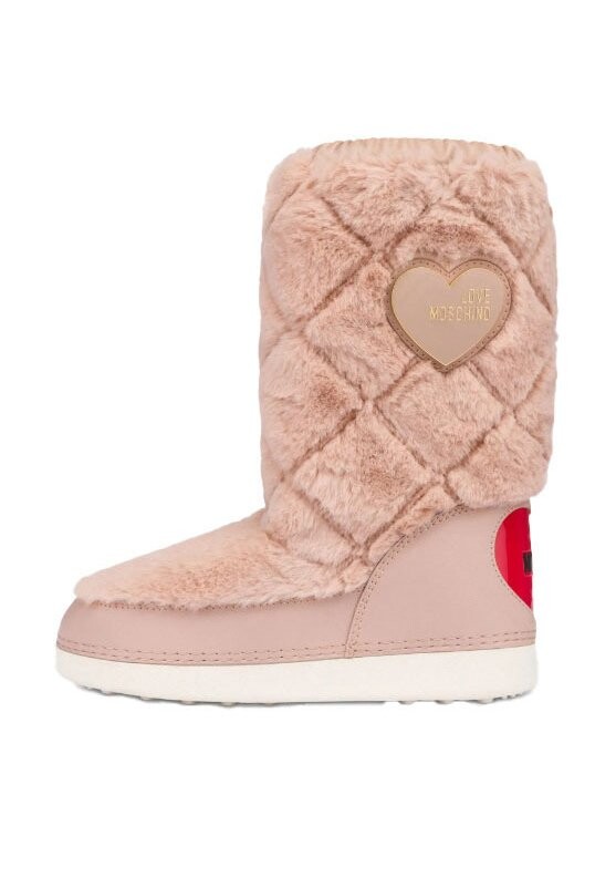 

Снегоступы Love Moschino, розовые