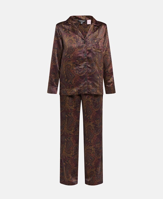 

Пижама Lauren Ralph Lauren, темно коричневый
