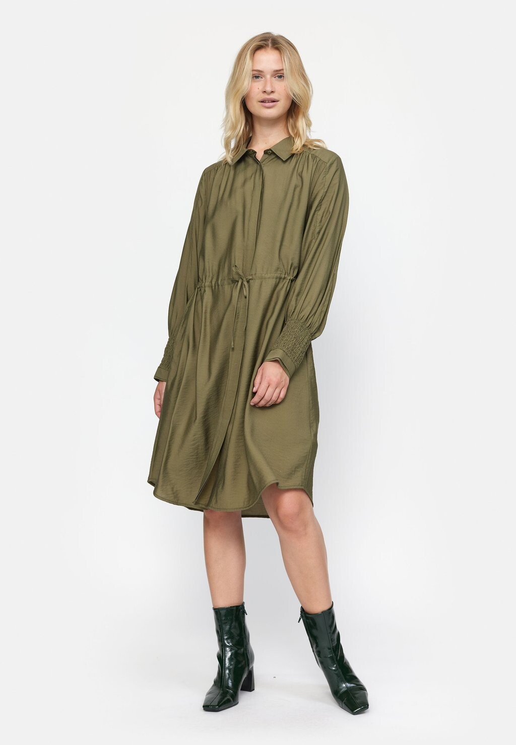 

Классическая рубашка Soft Rebels СРТАША, цвет burnt olive