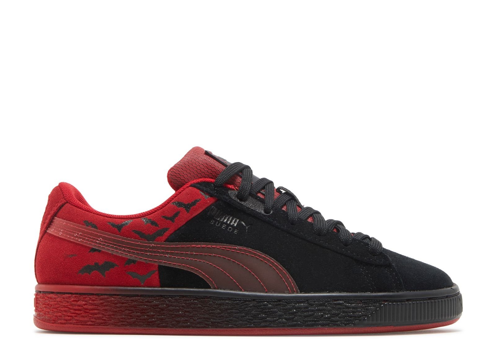 

Кроссовки Puma Batman X Suede Classic Big Kid 'Black Barbados Cherry', красный