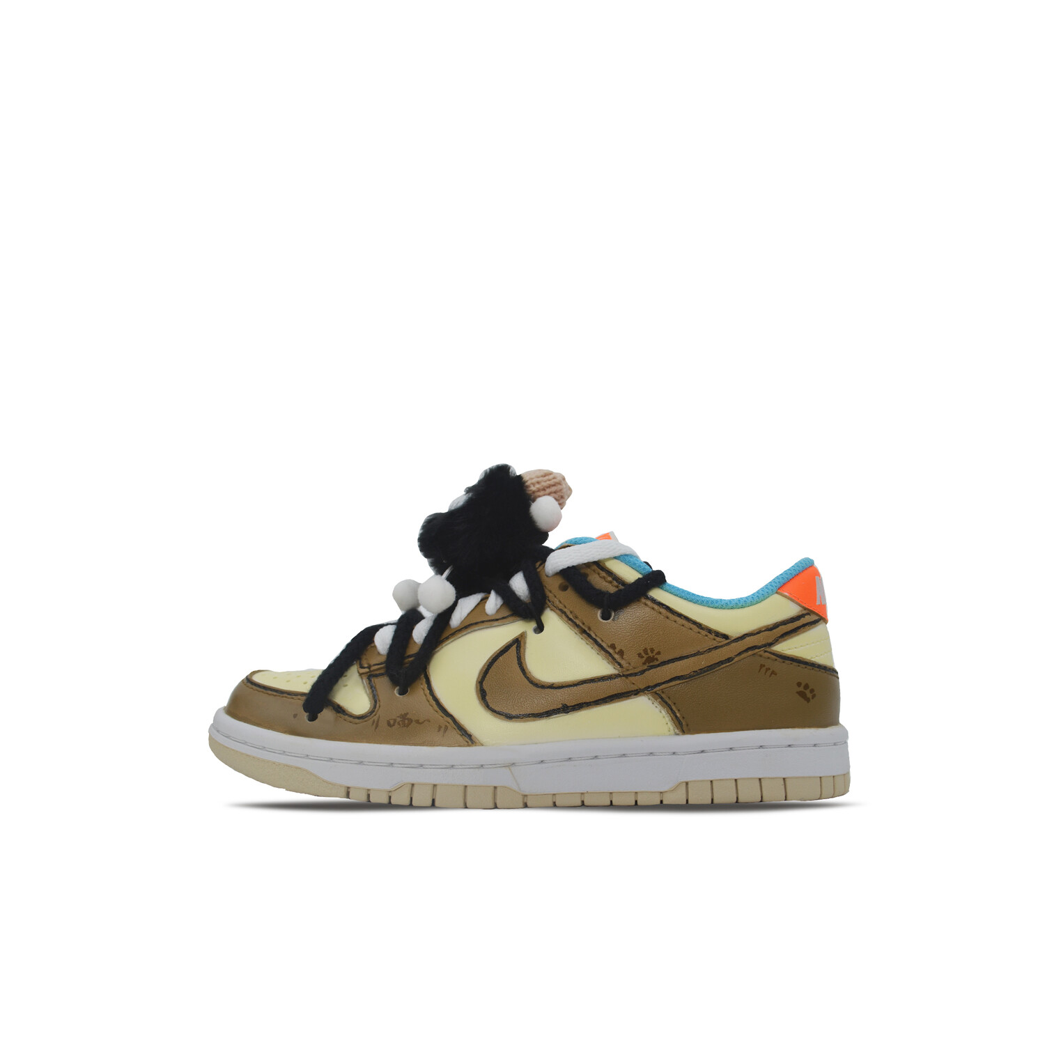 

Кроссовки Nike Skateboarding Shoes Women's Low-top Yellow-brown, цвет Coyote/Coyote